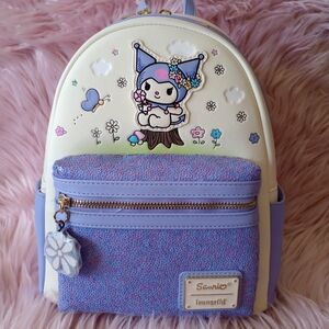 Sanrio x Loungefly Kuromi Lavender & Cream Mini Backpack
